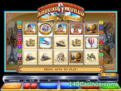 the release of a new Flash game titled Around the World Slot