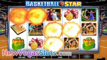 Play the Basketball Star slot free at Vegas Joker Casino