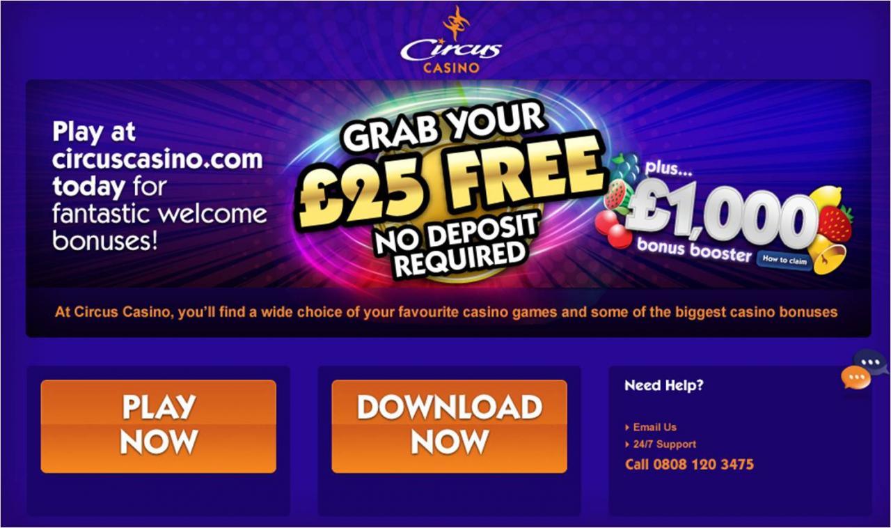 latest online casino no deposit bonus