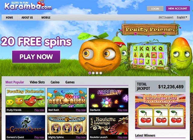 Get 20 No Deposit Casino Bonus Free Spins at Karamba Casino Today