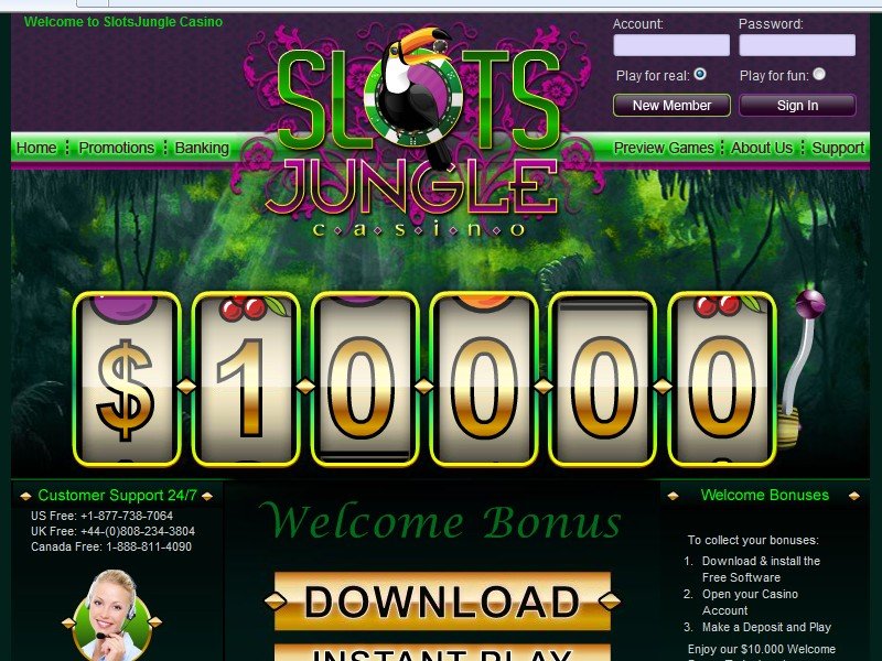 Slots Jungle No Deposit Casino Bonus, Codes and Reviews