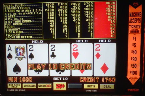 Jackpot Deuces is a video poker game featuring wild deuces, and is