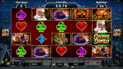 Secret Santa Slot Game | New Games | Pinterest