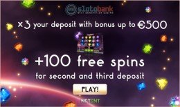 Betspin Casino 100 free spins and €200 bonus on slot games
