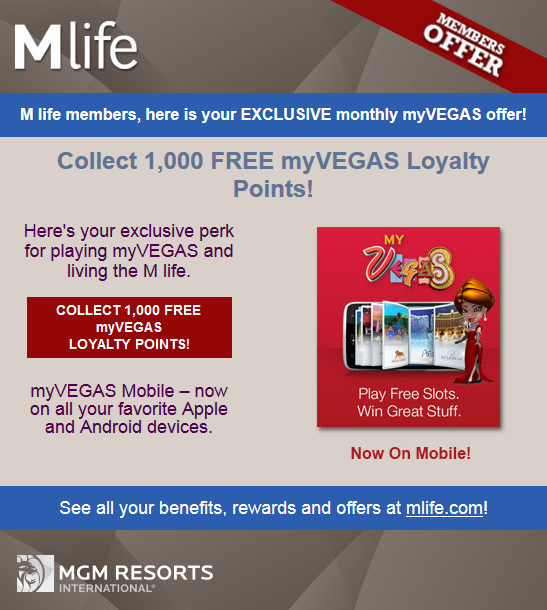 How to Get 1,000 MyVegas Loyalty Points for Free [Guide]