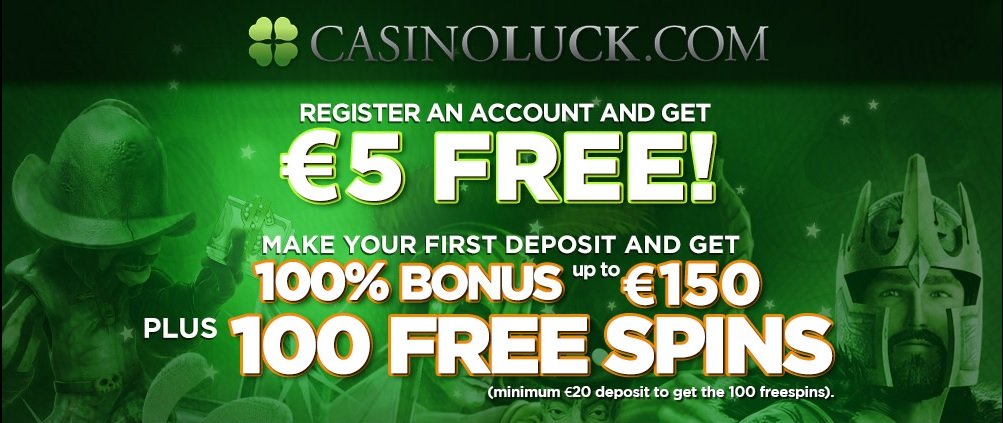 Euros free, no deposit bonus at CasinoLuck