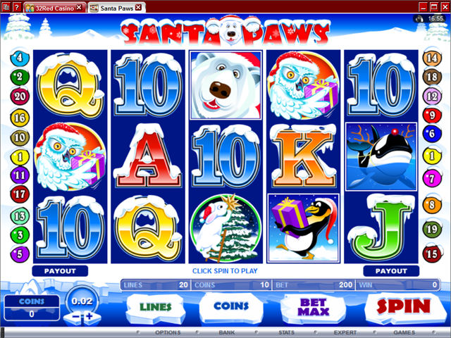 Free Christmas Slots no deposit needed: Santa Paws Online Slot Review