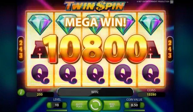 TWIN SPIN by NetEnt Casino | review, free spins, bonus
