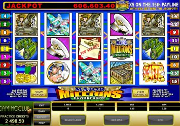 Millions 5 Reel Jackpot Slot | Casino Online No Deposit and Free Bonus