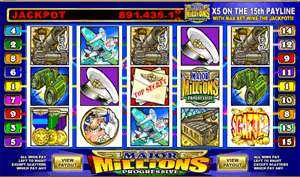 Major Millions is a five reel , fifteen payline, and fifteen coin slot