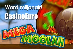 Mega Moolah jackpot gokkasten bij CasinoEuro