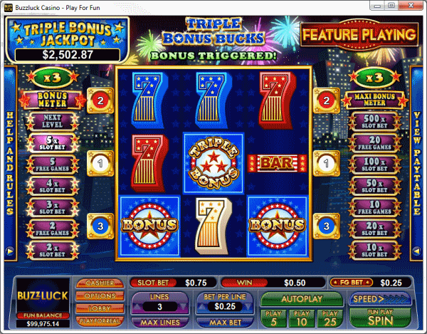 Casino New Game Launch - Triple Bonus Bucks | No Deposit Bonus Casino