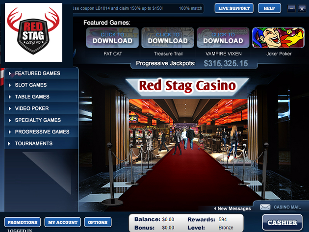 Red Stag Casino review & RedStag Casino no deposit bonus code in2017