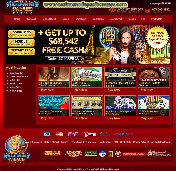 Mermaids Palace Casino No Deposit