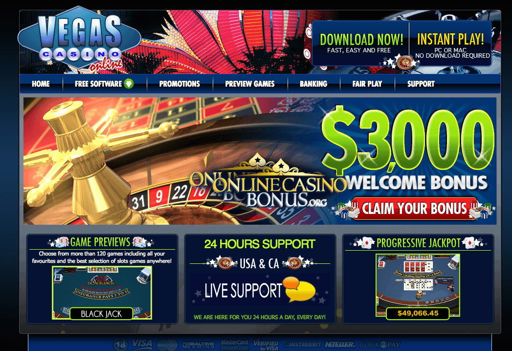 Vegas Casino Online Bonus Codes & Coupons | Get Up To ,000 Free! |
